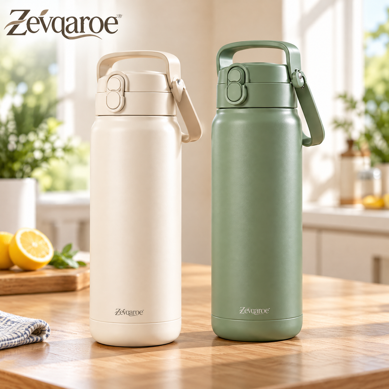 Zevqaroe™ Everyday Carry Insulated Bottle with Handle