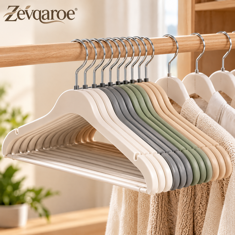 Zevqaroe™ Slim Non-Slip Clothes Hanger Set